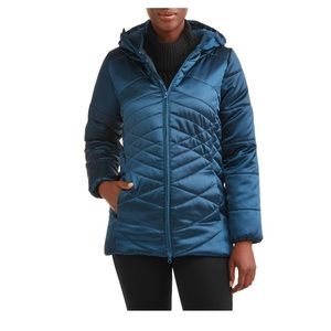 Nwo tags new teal/blue puffer jacket size small